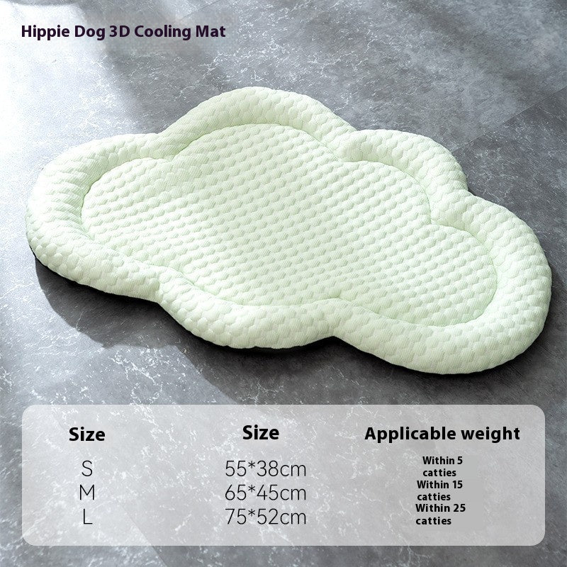 Breathable Rattan Pet Cooling Nest | Summer Ice Silk Cat & Dog Mat