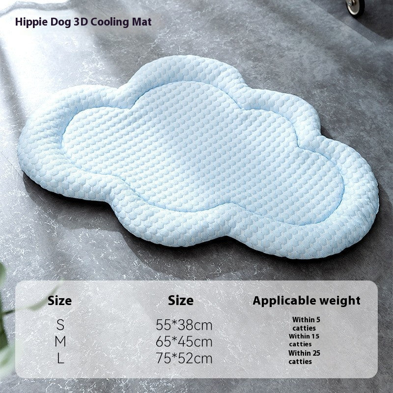 Breathable Rattan Pet Cooling Nest | Summer Ice Silk Cat & Dog Mat
