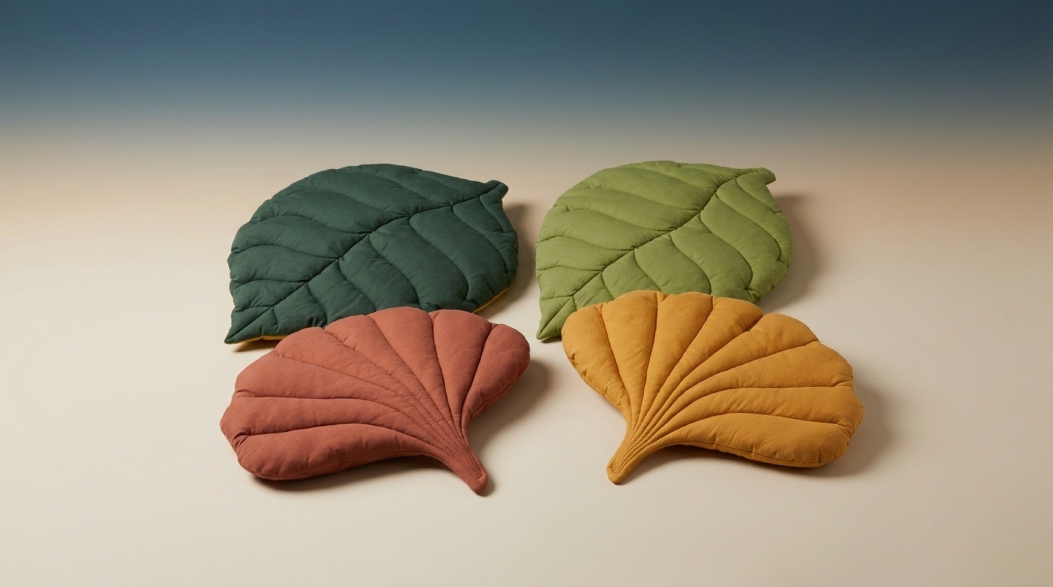 Premium Leaf-Shaped Pet Mat | Reversible Cotton Lounge Bed & Couch Throw