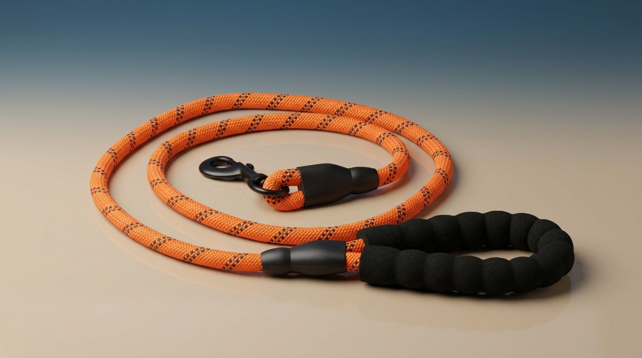 Premium Reflective Dog Leash | Heavy-Duty Climbing Rope with Padded Handle