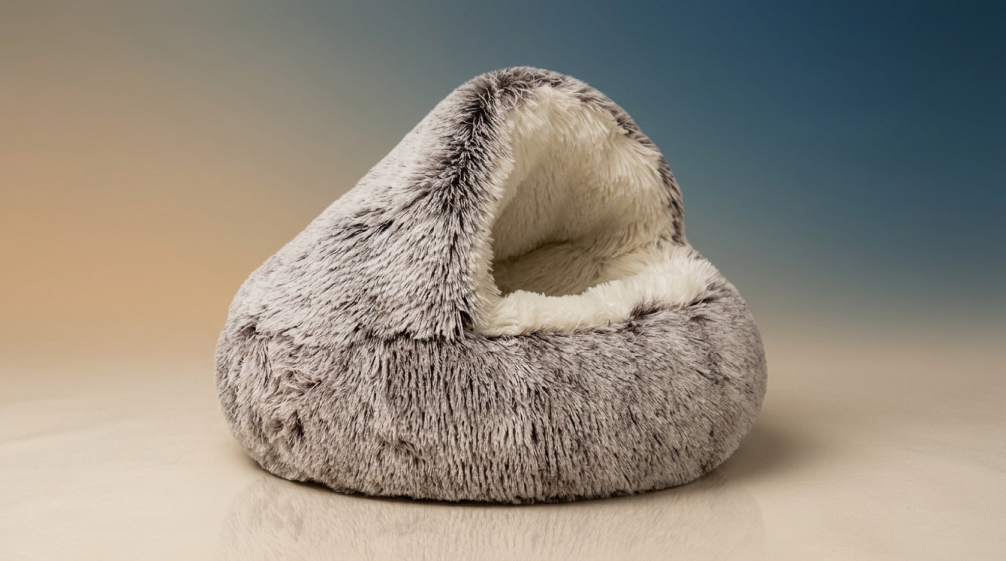 Semi-Enclosed Shell Pet Nest | Four Seasons Calming Cat & Dog Cave