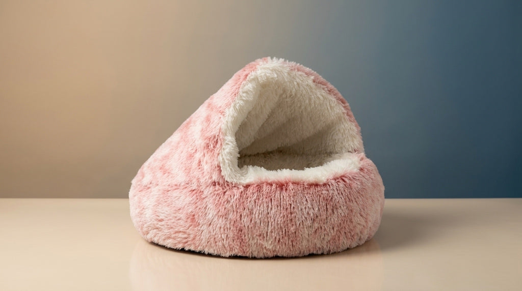 Semi-Enclosed Shell Pet Nest | Four Seasons Calming Cat & Dog Cave