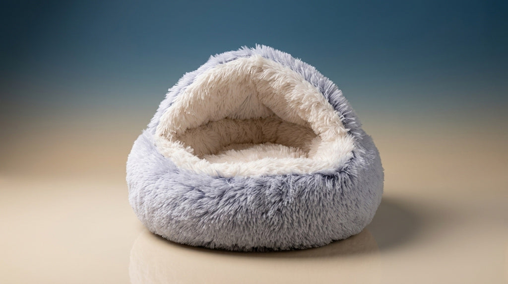 Semi-Enclosed Shell Pet Nest | Four Seasons Calming Cat & Dog Cave