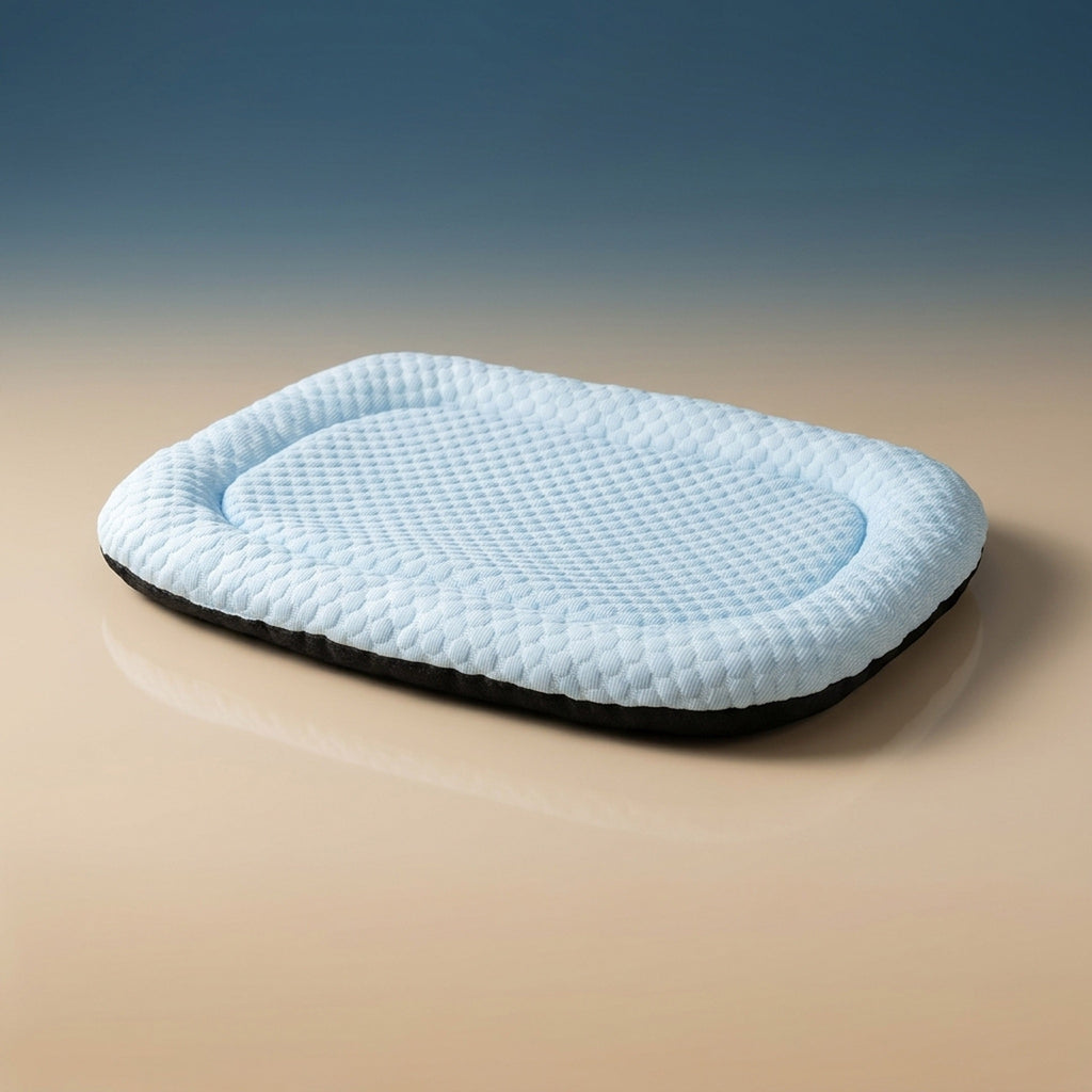 Breathable Rattan Pet Cooling Nest | Summer Ice Silk Cat & Dog Mat